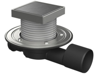 Technická sanita –  Chuděj PVP 50/75 (univerzální, průběžná) 125 x 125 mm, oceľ, Steel, K3, ano