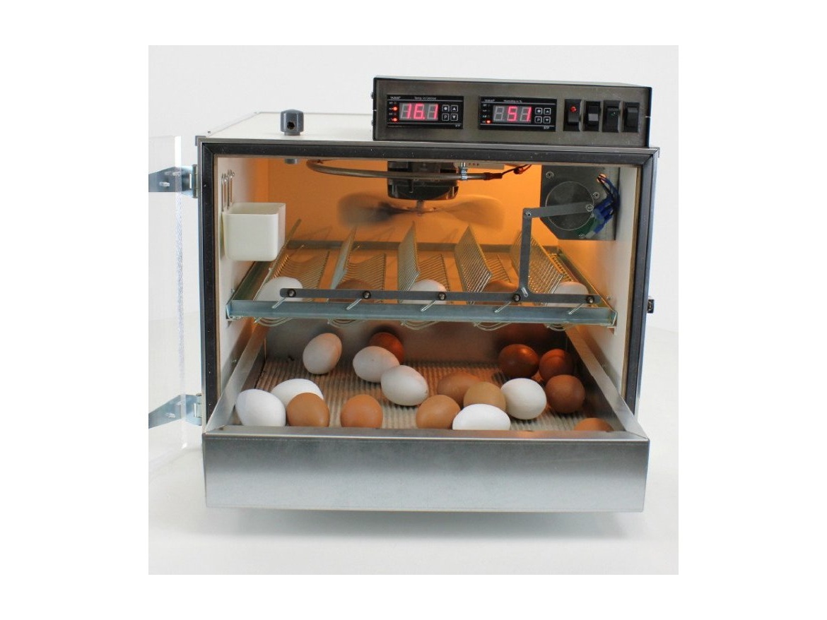 Scobax Profi líheň MS100V - dřevěná, 80 slepičích vajec