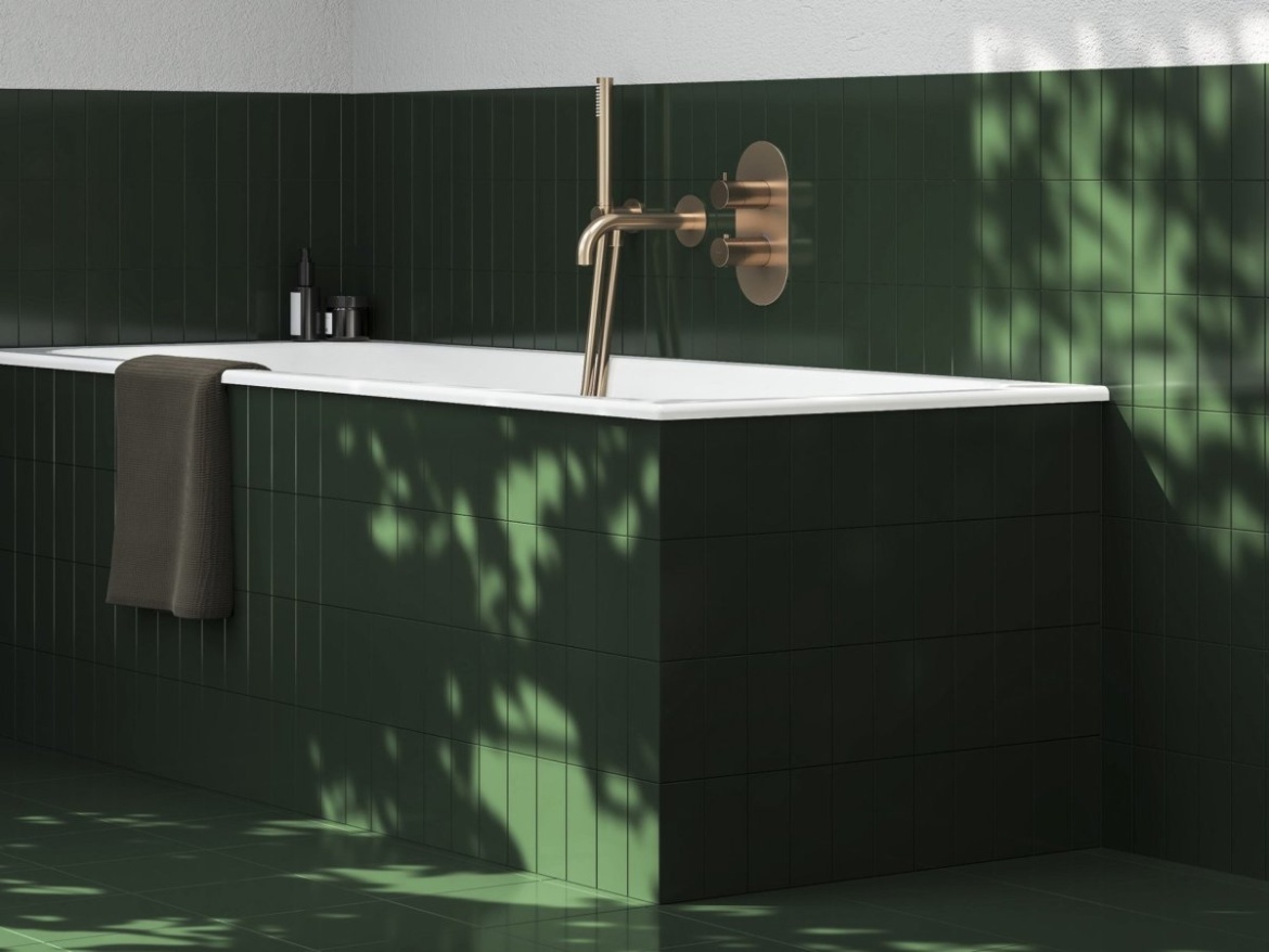 Ravak ES 027.60GLB Výtokové ramínko pro vanu, Gold Brushed