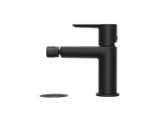 Ravak PU 055.20BL Bidetová stojánková baterie 151 mm s výpustí ClickClack, černá