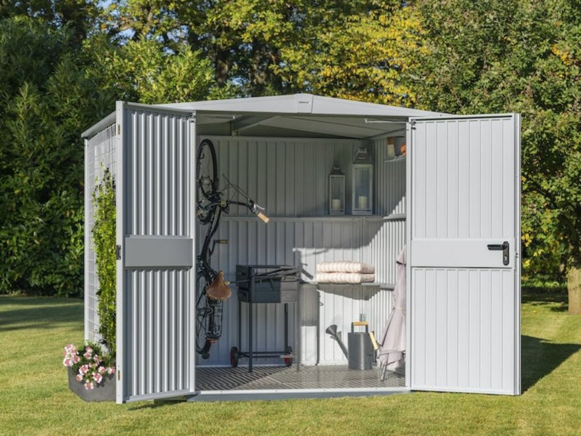 Plechový zahradní domek Hörmann Berry Classic sedlová střecha