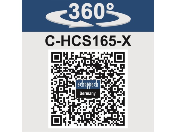 20 V IXES aku okružní pila (bez baterie a nabíječky) Scheppach C-HCS165-X