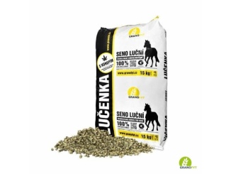 Állattenyésztés –  Scobax Granofyt- Lučenka s konopím Granulované seno 15 kg