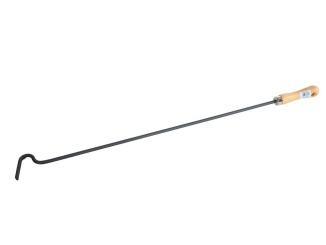 Fűtés és vízmelegítés –  VespaGarden Ocelový pohrabáč s dřevěnou rukojetí