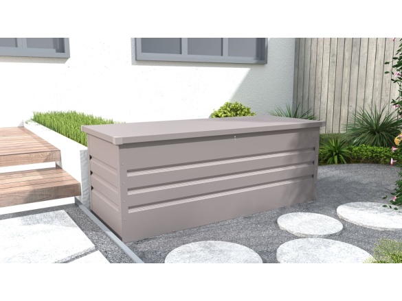 G21 Zahradní box  Denver 560 L, šedý plechový
