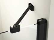 Ravak CSDL2 110, čierna+transparent