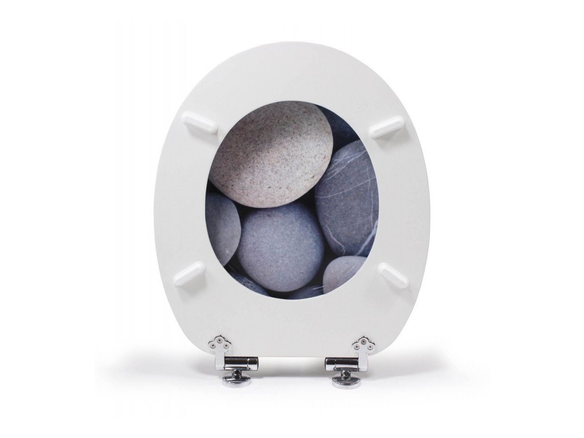 WC sedátka, záchodová prkna Schütte GREY STONES | MDF, Soft Close