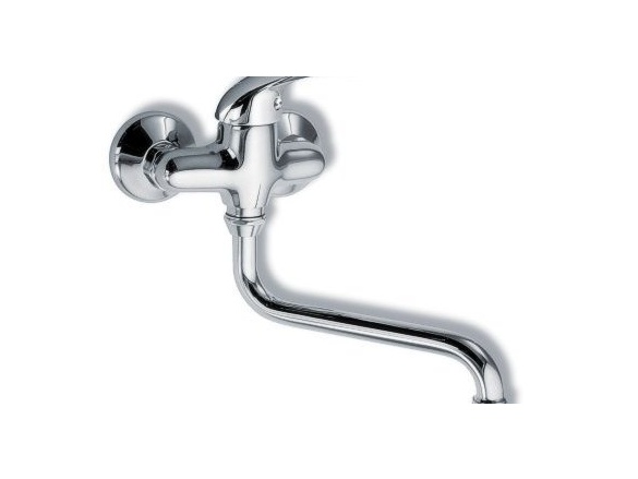 Novaservis Umyvadlová baterie Metalia 55 100 mm, chrom, nástěnná,  55074/T,0