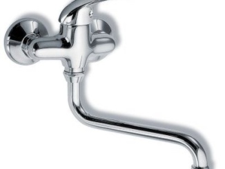 Vodovodné batérie – Novaservis Umyvadlová baterie Metalia 55 100 mm, chrom, nástěnná, 55074/T,0