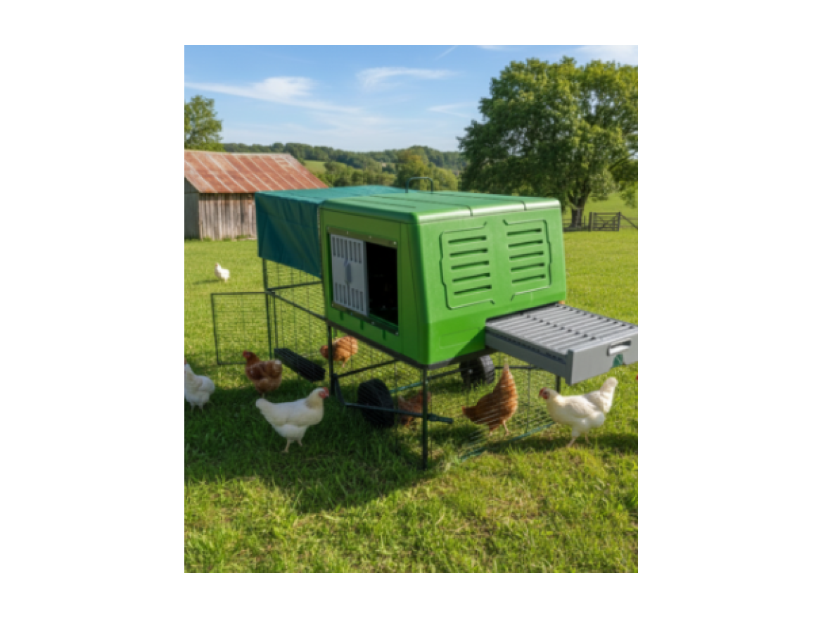 Kurník Scobax Mobilní kurník pro slepice GAUN 10370 - THE EGG CHALET