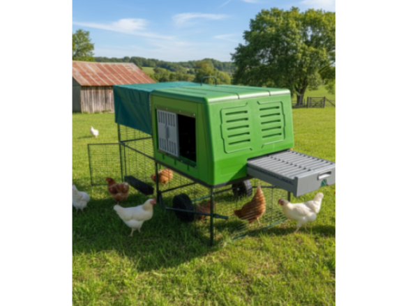 Kurník Scobax Mobilní kurník pro slepice GAUN 10370 - THE EGG CHALET