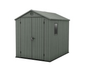 Plastový zahradní domek Keter Darwin 6 x 8 zelený, s podlahou