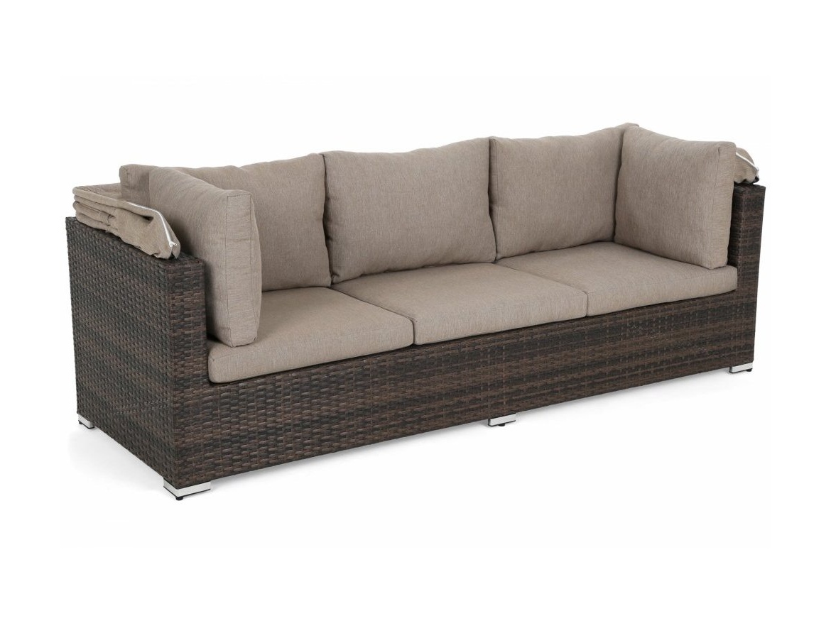 Home & Garden Vigo zahradní sestava z technoratanu Brown Mat/Brown Melange