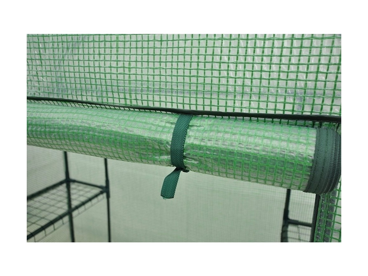 VespaGarden Zahradní fóliovník  Regal - 8 polic, 143x143x195cm - bílý