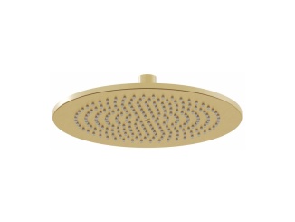 Sprchování –  Ravak 980.60GLB Hlavová sprcha, 250 mm, Gold Brushed