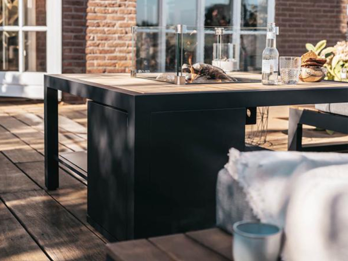 Stůl s plynovým ohništěm COSI Flow