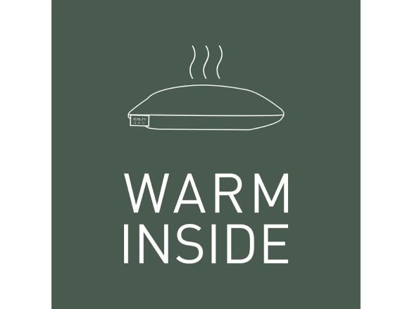 COSI Cosi vyhřívací polštář na baterii Comfort šedý 50x50cm