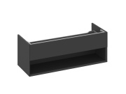 Ravak SD Lite 120 skříňka pod umyvadlo černá matná