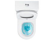 Ravak WC kombi Elegant RimOff set, vario odpad, bílá