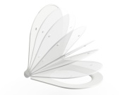 Ravak WC sedátko Uni Chrome slim, bílá