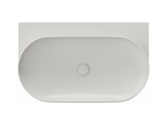 Ravak Umývadlo Yard 80, bez otvoru pre batériu, bez prepadu, Alabaster Pink