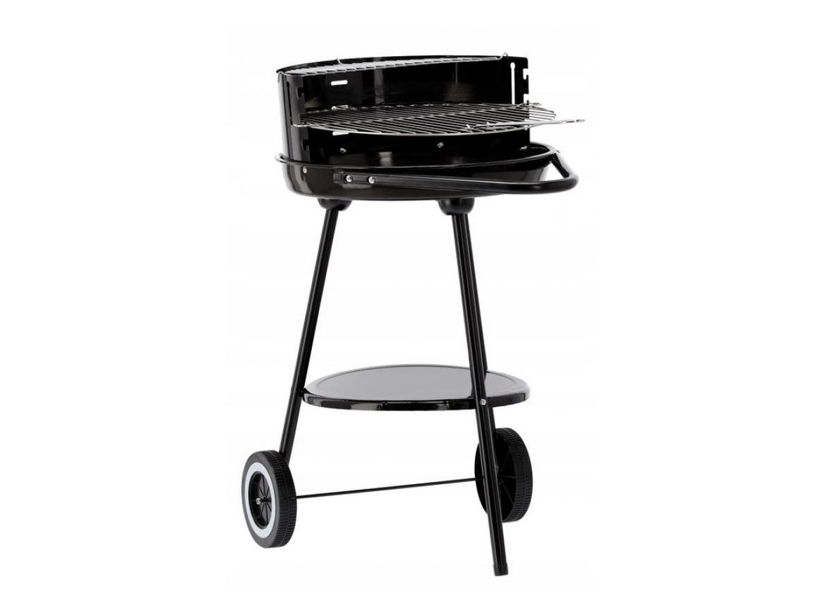 VespaGarden Kruhový zahradní gril na kolečkách - 58x44x72 cm