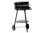 VespaGarden Kruhový zahradní gril na kolečkách - 58x44x72 cm