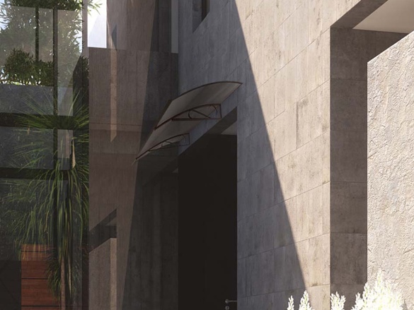 Vchodová strieška Robelit Arco