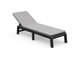 Nábytek –  Keter Lehátko  Mallorca grafitové s polstrem