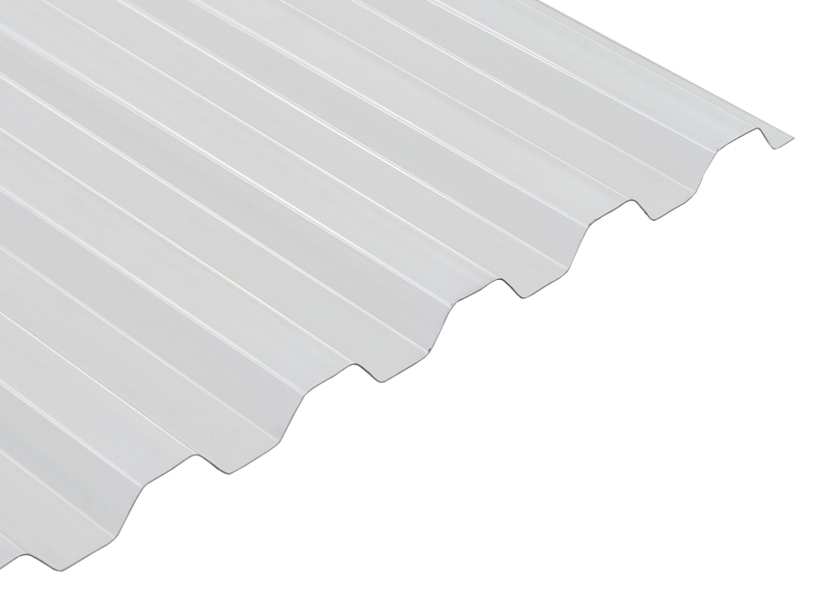 Trapézový polykarbonát TR 76/16 síla 0,8 čirý 1,06x5m Brett Martin Marlon CS TR 76/16