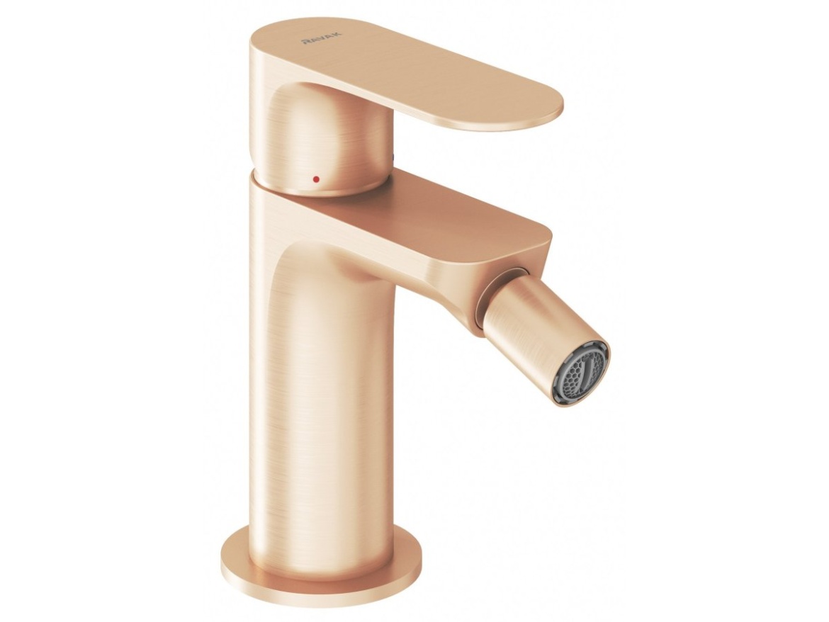 Ravak EL 056.60RGB Bidetová batéria 130 mm bez odtokovej armatúry, Rose Gold Brushed