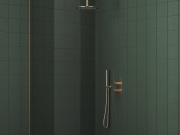 Ravak ES 063.60GLB.O2.RB07C Termostatická podomítková baterie 2-cestná bez tělesa, zlato kartáčované