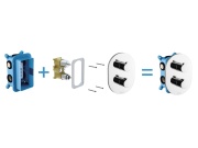 Ravak RB 071.50 Základní těleso pro podomítkové baterie, R-box Multi