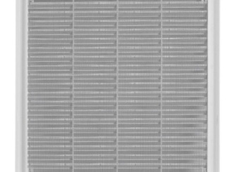 Větrací mřížky – Haco Větrací mřížka 300 × 300 mm, se síťovinou a krytem, bílá, 0301