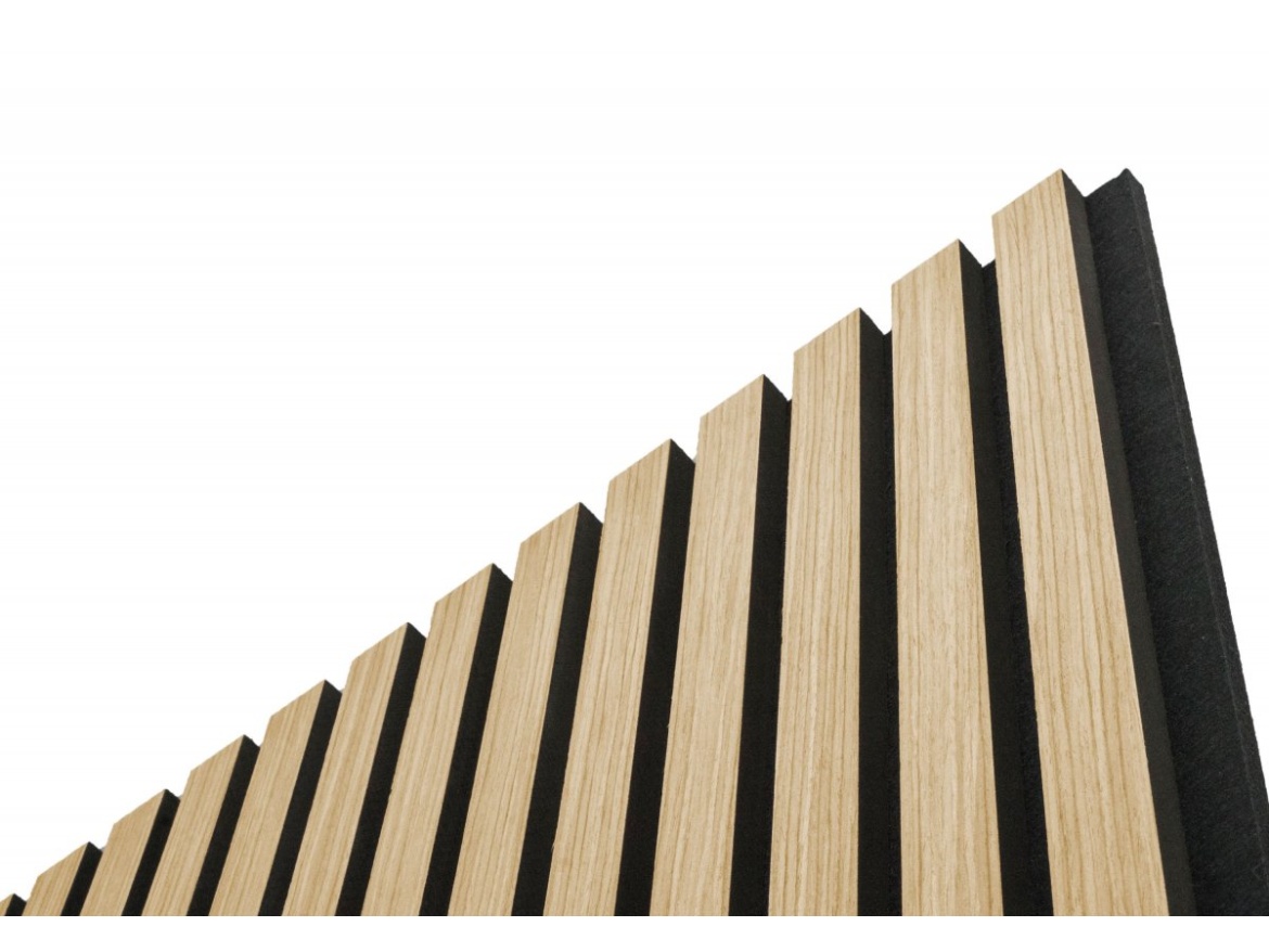 G21 Akustický panel  270x60,5x2,1 cm, přírodní dub