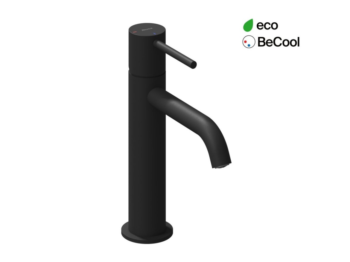 Ravak ES 012.11WV Umývadlová batéria BeCool 190 mm bez odtokovej armatúry, White Velvet