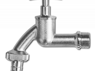 Öntözés –  Bradas Zahradní vodovodní kohout 1/2" mosaz poniklovaná