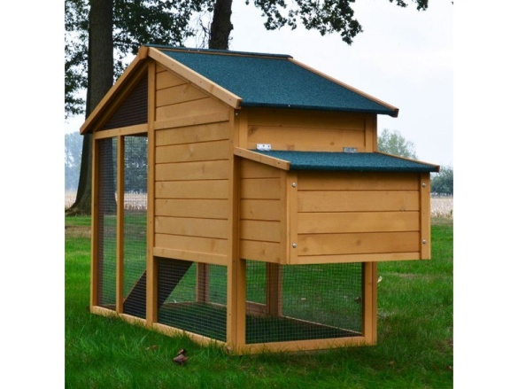 Kurník Scobax Dřevěný kurník BERLIN XXL, 1900x670x1170 mm