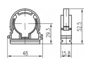Příchytka Chuděj D28-35
