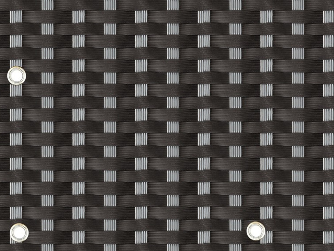 Plotová zástena s kovovými okami Scobax Fence eyelet RX