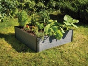 Květináč grafitový vyvýšený Keter Vyvýšený záhon Maple square
