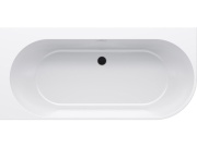 Ravak Vaňa Freedom Corner 170x80 L, voľne stojaca, biela, krytka odtoku biela/čierna/chróm