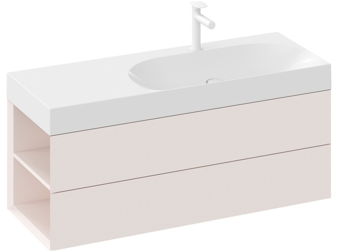 Ravak Umyvadlo Lite 120/80 P, s otvorem pro baterii, bez přepadu