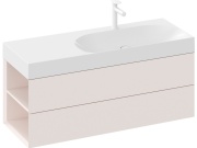 Ravak Umyvadlo Lite 120/80 P, s otvorem pro baterii, bez přepadu