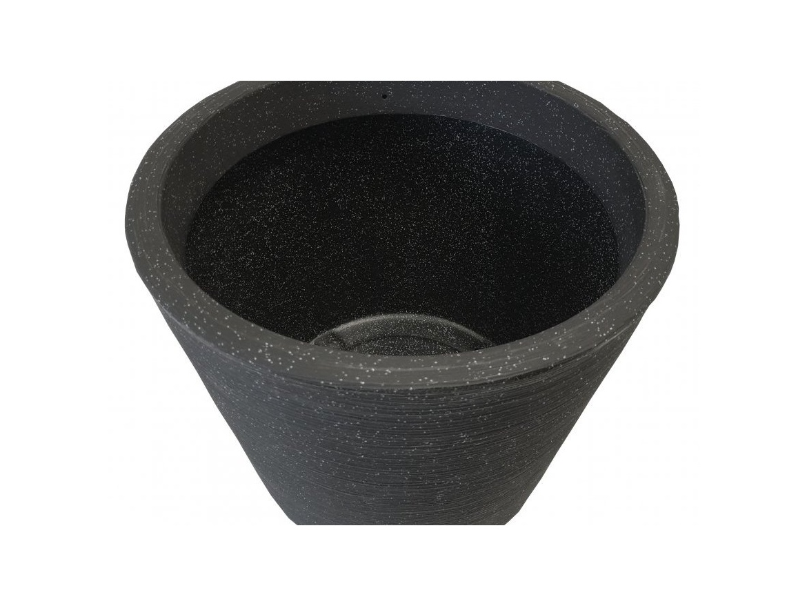 Keter Květináč Varese Low Planter - granite - šedý