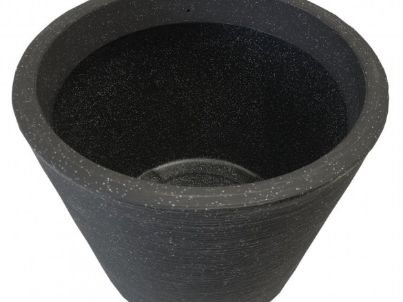 Keter Květináč Varese Low Planter - granite - šedý