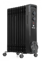 G21 Olejový radiátor  Merapi černý, 11 žeber, 2500 W