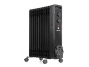 G21 Olejový radiátor  Merapi černý, 11 žeber, 2500 W