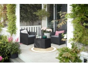 Keter Zahradní křeslo  Elodie grafitové 2 ks