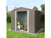 Plechový záhradný domček Riwall PRO RMSA 6x8 Brown